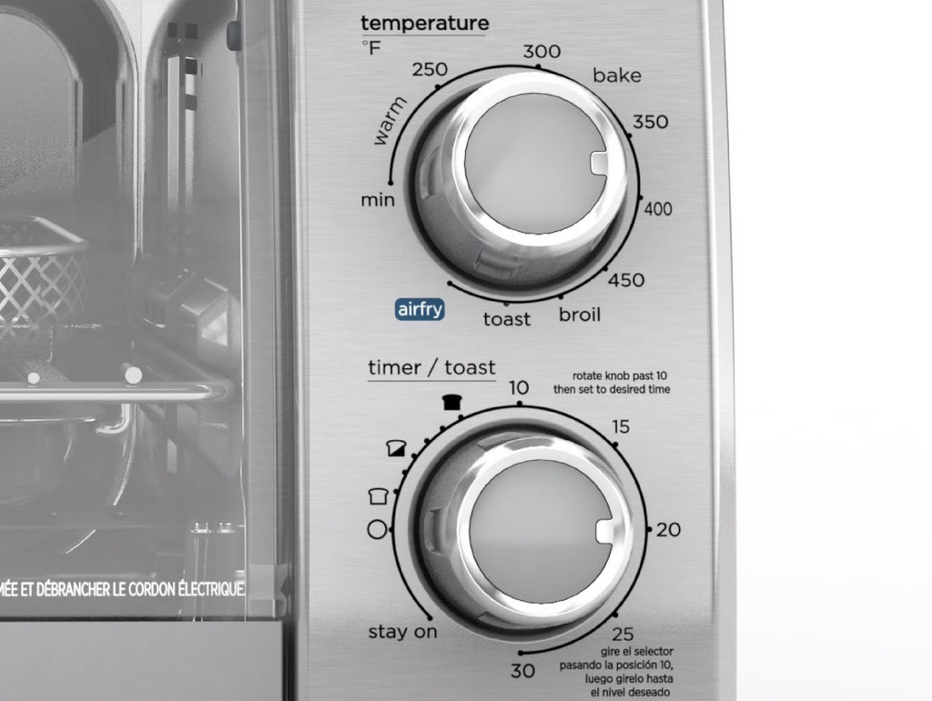 Horno de convección INOX 5 FUNCIONES