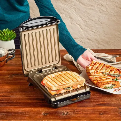 ELECTRIC GRILL, 2 SERVE/DORADA GRILL PARRILA SANDU GRS04BC