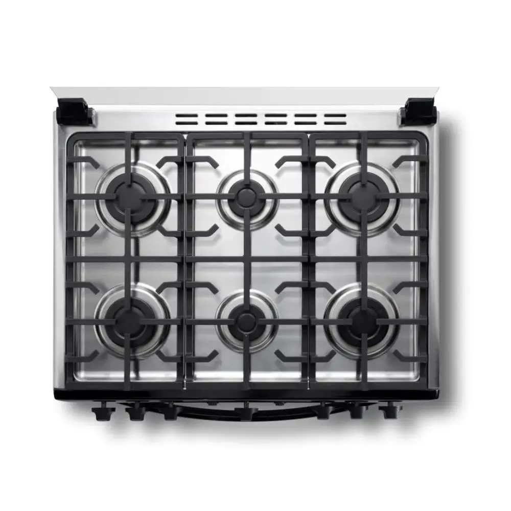 Cocina Indurama Sorrento Zafiro 6 Hornillas 30"