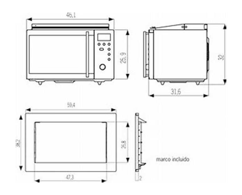 MICROONDAS MASAKI MSK-07MW